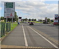 Directions sign, Macon Way, Crewe