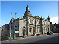 NJ2370 : Lossiemouth Town Hall and Library by Richard Dorrell