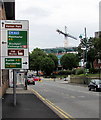 Directions sign, Greek Street, Stockport