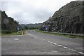 NM7682 : Junction of the A861 and A830 by Richard Sutcliffe