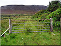 F6407 : Farm gate beside the Slievemore Road by John Lucas