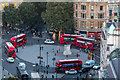 TQ2980 : London Buses in the Round from New Zealand House by Christine Matthews