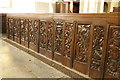 16th century carved pews