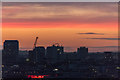 Sunset over London as seen from New Zealand House
