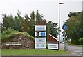 NH6344 : Entrance to Great Glen House, Inverness by Jim Barton