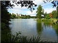 Eastnor Castle and the lake