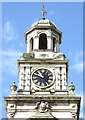 The clock tower on Thoresby Hall