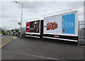 Primesight advertising hoardings, Shaw Heath, Stockport