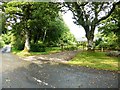 Storridge Court Farm and the lane to Newhouse Farm