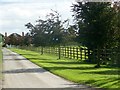 The driveway to Field Farm