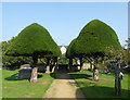 Cranham church path and lychgate