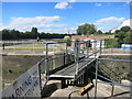 Thames Path on the Lock Gate