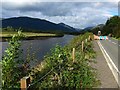 The A880 by the River Eachaig