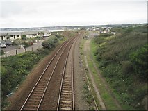 SW5031 : Marazion railway station (site), Cornwall by Nigel Thompson