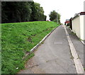 Up a canalside path, Pontnewydd, Cwmbran