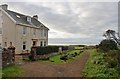 Kirkfield House and access to the Ayrshire Coastal Path