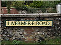 Livermere Road sign