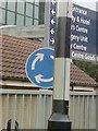 UK Mini Roundabout Sign