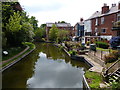 Houses next to the Chesterfield Canal in Retford