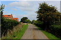 Approaching Wilstrop Lodge Farm