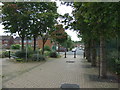 Pedestrianised stretch of Grange Avenue