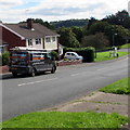 J.J.Vickers van in Rowan Way, Malpas, Newport