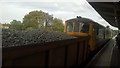 TQ2873 : Works train passing through Balham station by Christopher Hilton