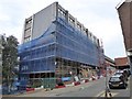 SJ8445 : Newcastle-under-Lyme: Blackburn House undergoing redevelopment by Jonathan Hutchins