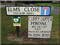 Elms Close sign