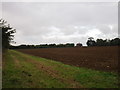 Ploughed field near Heath Farm, Wellingore