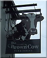 Sign for the Brown Cow, Chatburn