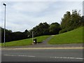 Festival Park: public footpath joins Greyhound Way