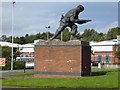 Festival Heights: John Baskeyfield memorial statue