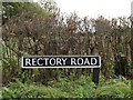 Rectory Road sign on Rectory Road