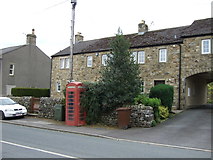 SD8056 : Telephone box and cottages, Wigglesworth by JThomas