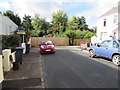 Wooden fence at the southwest end of Malpas Street, Old Cwmbran