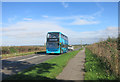SP6805 : Bus on the A418 by Des Blenkinsopp