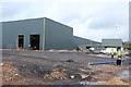 Construction of IG Doors factory, Oakdale Business Park, September