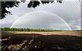 Rainbow over a field near Didcot