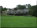 Footbridge over the River Ribble, west of Clitheroe