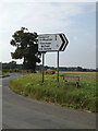 TM1588 : Roadsigns on Plantation Road by Geographer