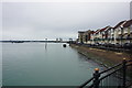 The western bank of the Itchen at Ocean Village