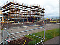 Houses under construction at Inchgreen