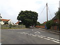 TM1686 : School Road, Tivetshall St.Margaret by Geographer