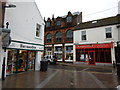 Dumfries - End of Pedestrianized Section of Queensberry Street