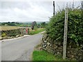 Public footpath to Tansley Moor