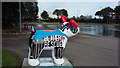 NZ3767 : South Marine Park and Great North Snowdog by Les Hull