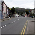 South along Heol Pentrerhedyn, Machynlleth