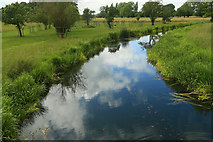 SP2556 : River Dene in Charlecote Park by Mike Dodman