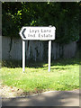 Roadsign on Slough Lane